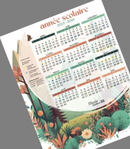 Calendrier cartonné